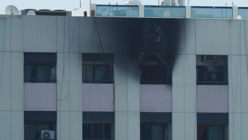 Deirah building fire