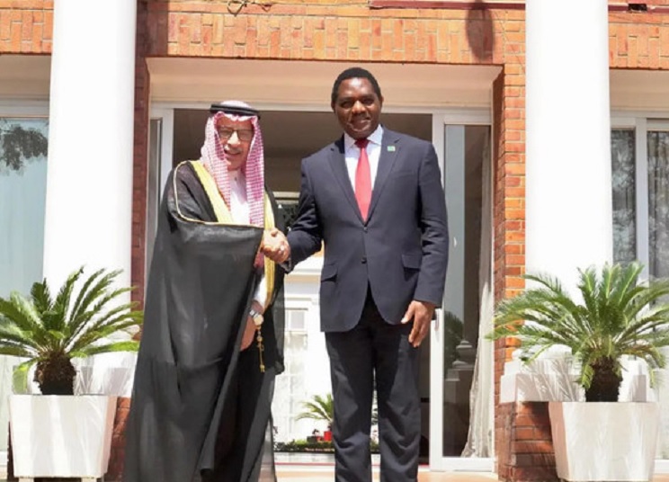 Saudi Arabia king sends message to Zambian president