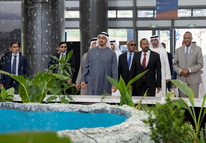 uae president attends water and energy exhibition