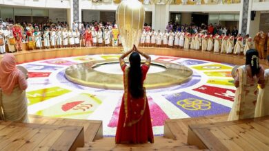 uae health workers celebrate onam festival