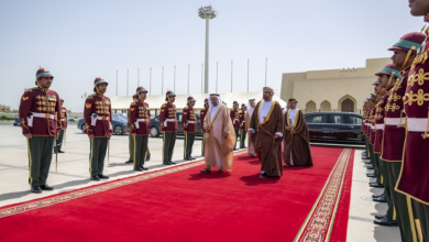Ruler of Sharjah leaves Oman