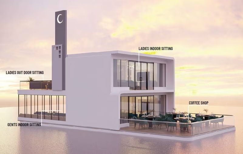 Dubai to open Dh55m floating mosque next year