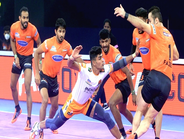 Dubai sports council and Indian kabaddi association together conducting 5th labour kabaddi 2023.