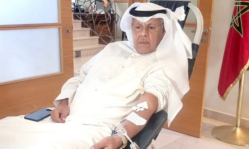 Kuwait Embassy in Morocco organizes blood donation