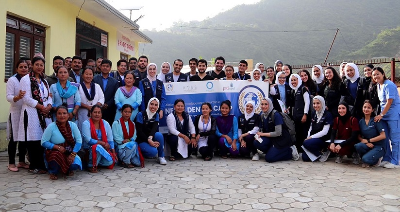 kuwait humanitarian work in nepal