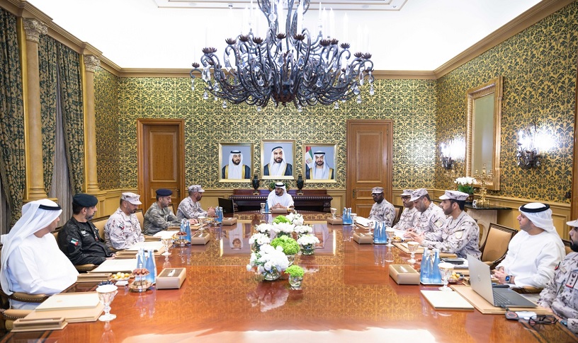 Hamdan bin Zayed briefed about duties of National Guard