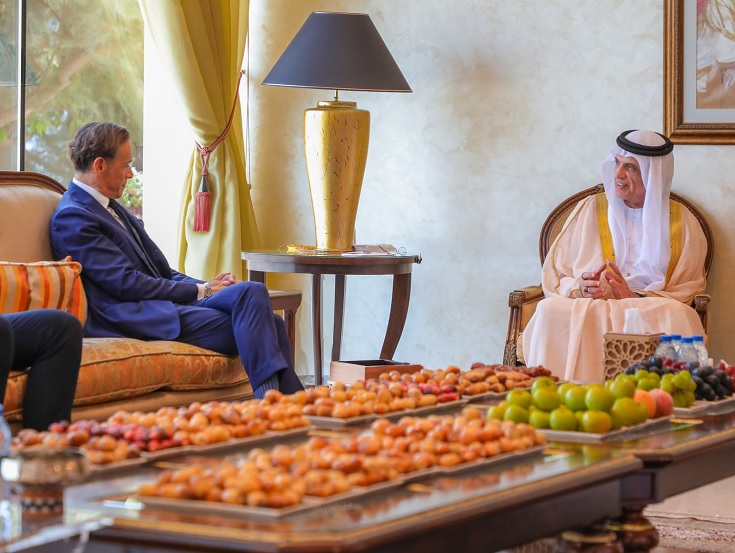 RAK Ruler receives Ambassador of Hellenic Republic