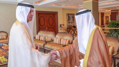 RAK Ruler receives Ambassador of Kuwait