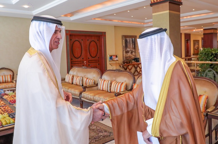 RAK Ruler receives Ambassador of Kuwait