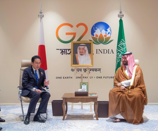 Crown Prince meeting with Japan’s PM