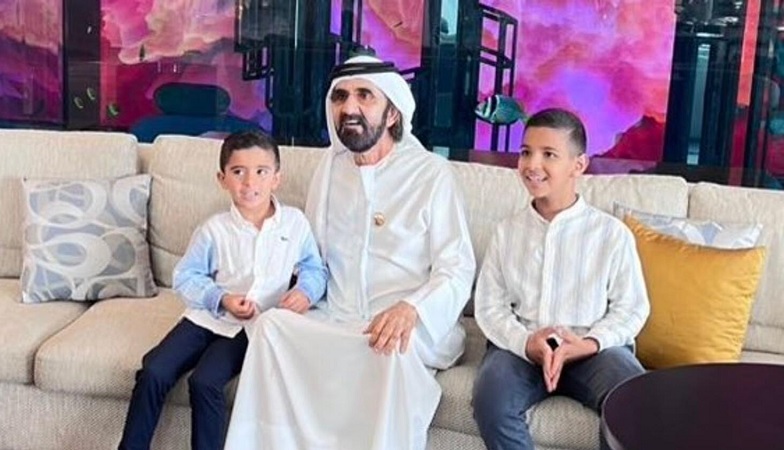 Sheikh Mohammed meets boy who went viral for loving Dubai