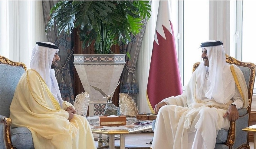 UAE Ambassador presents credentials to Emir of Qatar