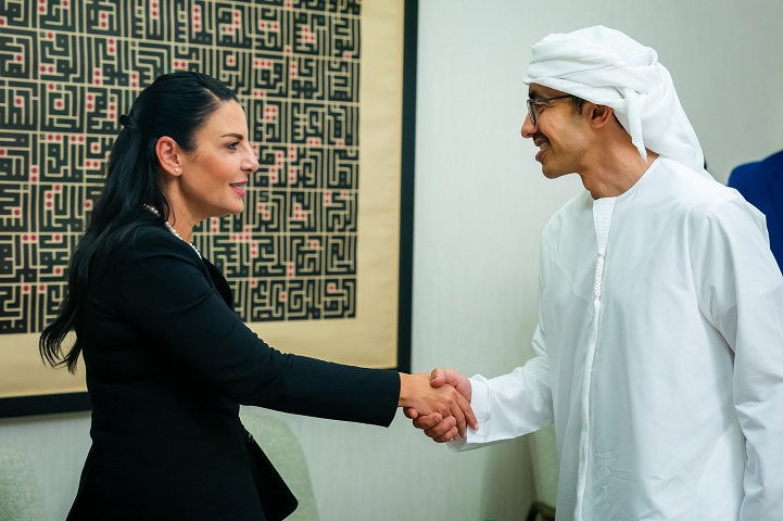 UAE external minister and Albania deputy PM
