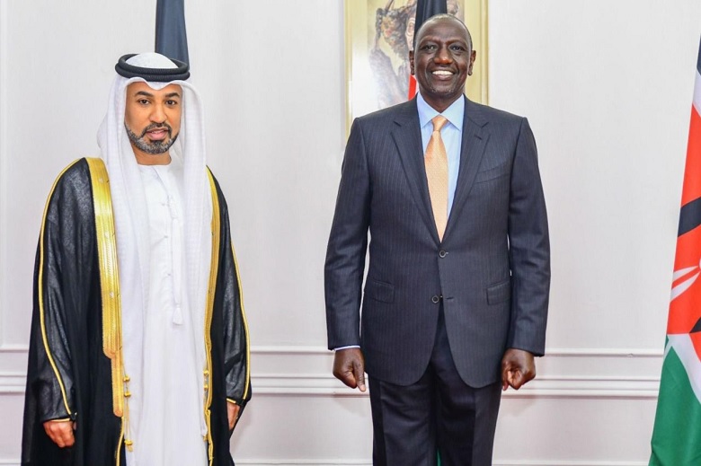 uae ambassador meats kenya president