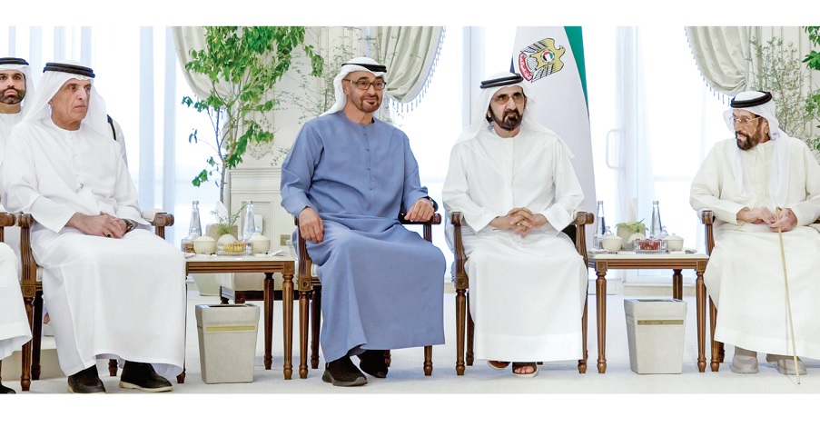 uae president meets vice president