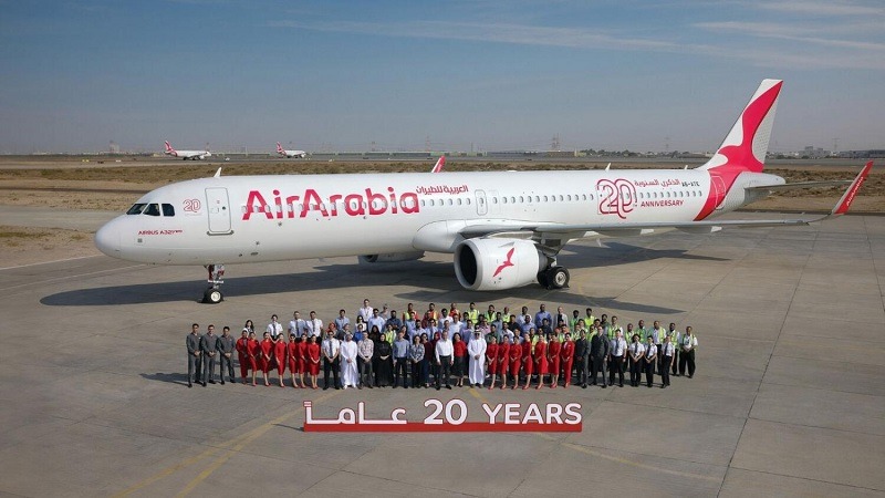 Air Arabia gets new look for 20th year of pioneering low-cost travel