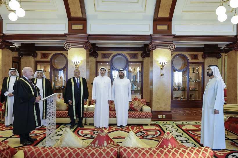 Mohammed bin Rashid presides over the swearing-in ceremony of new DIFC Courts judges