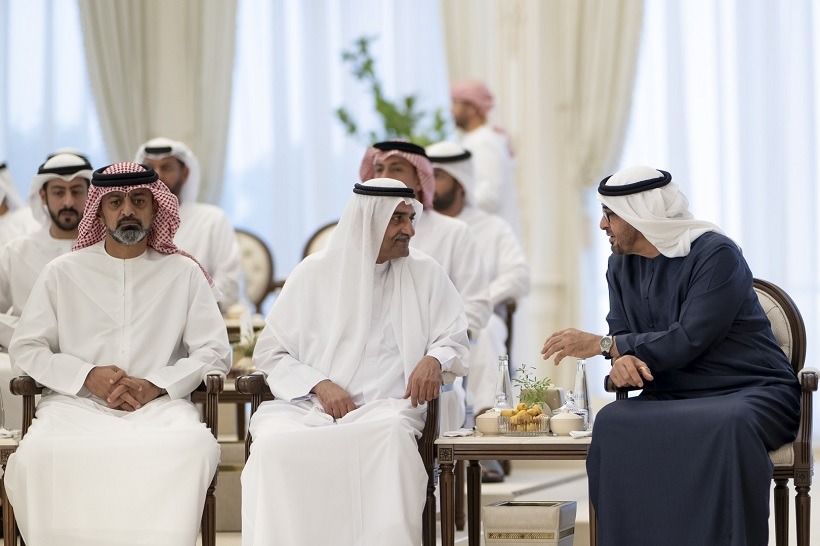 UAE President receives Ruler of Fujairah and Crown Princes of Fujairah and Ajman