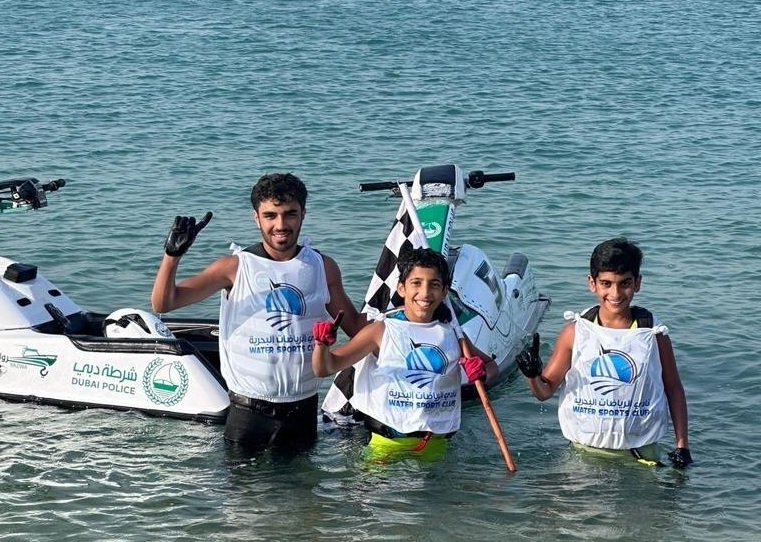 Dubai Police’s Junior and Youth Water Biking Teams bag 60 medals in less than Year