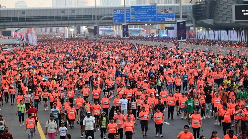 226,000 runners participated in the Dubai Run