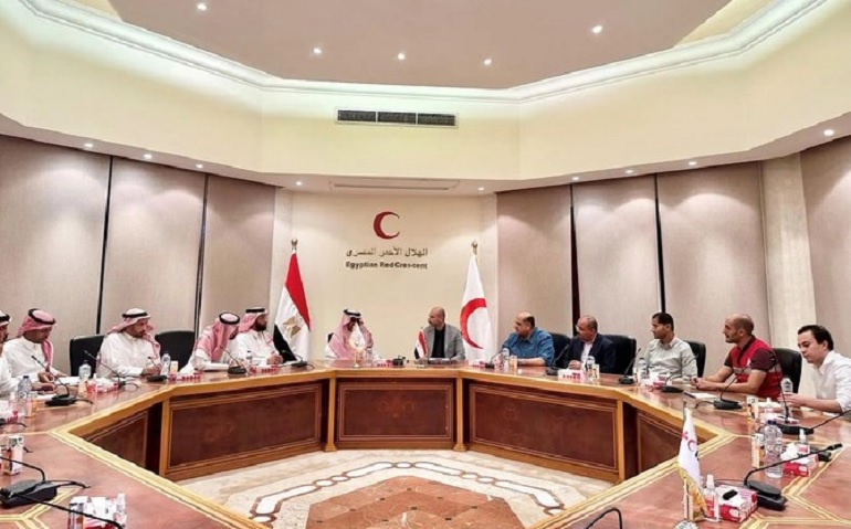 KSrelief team in Egypt to facilitate Gaza aid