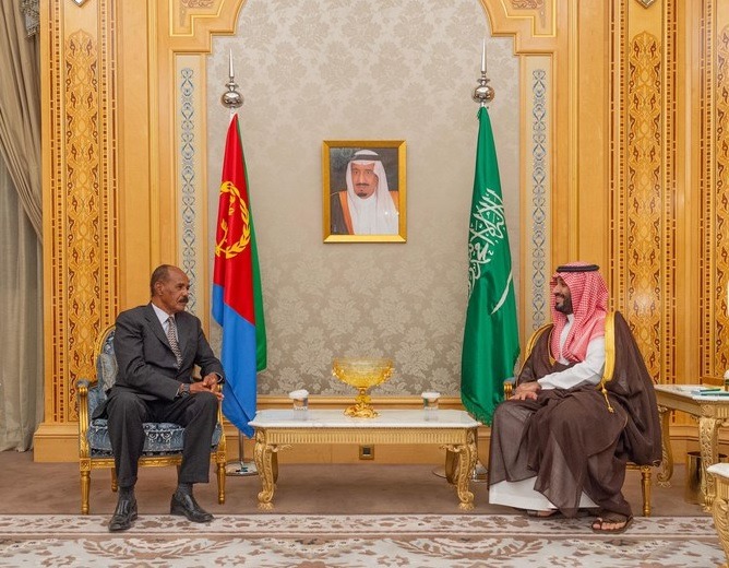 Saudi Arabian Crown Prince - Eritrean President Meeting