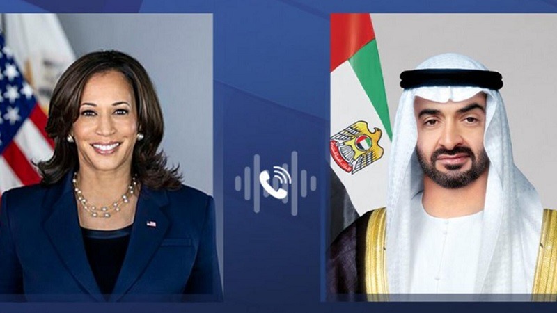 UAE President, US VP Kamala Harris discuss urgency of humanitarian response in Gaza Strip