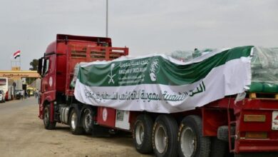 Relief aid sent by Saudi entered the enclave!