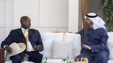 The President of the United Arab Emirates welcomed the President of the Republic of Uganda!