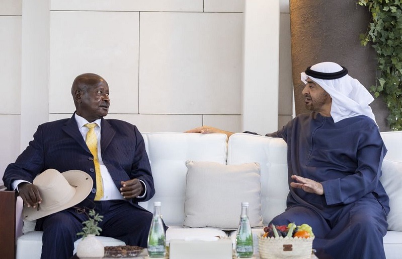 The President of the United Arab Emirates welcomed the President of the Republic of Uganda!