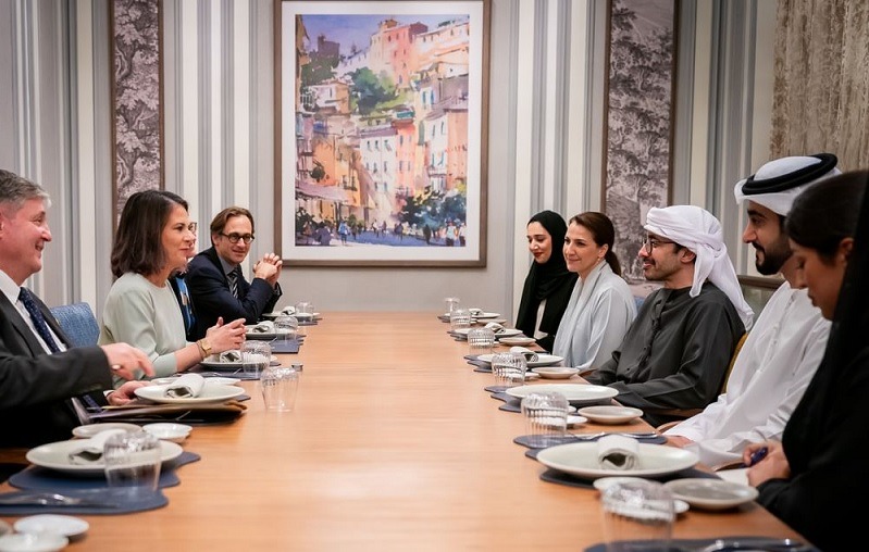 Abdullah bin Zayed receives Federal Minister for Foreign Affairs of Germany