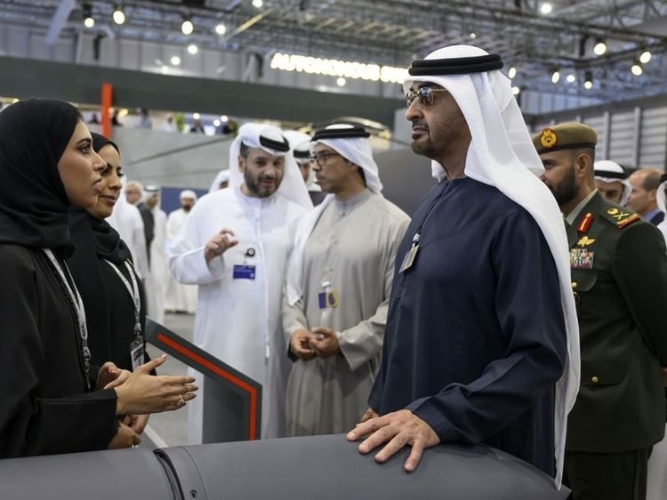 UAE President Attends Dubai Airshow 2023!