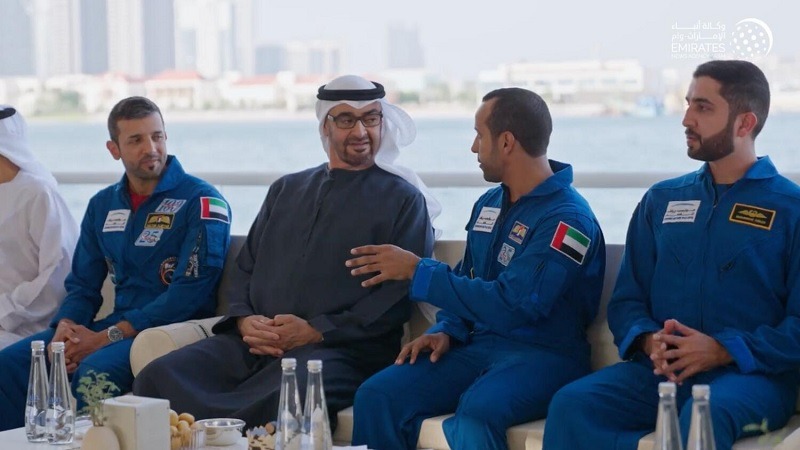 UAE President meets astronaut Sultan Al Neyadi, Mission 2 Team