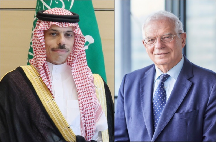 Saudi Arabia and EU Foreign Ministers discuss Gaza situation