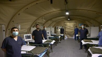 Deployment of a new team of medical volunteers to the Gaza Field Hospital