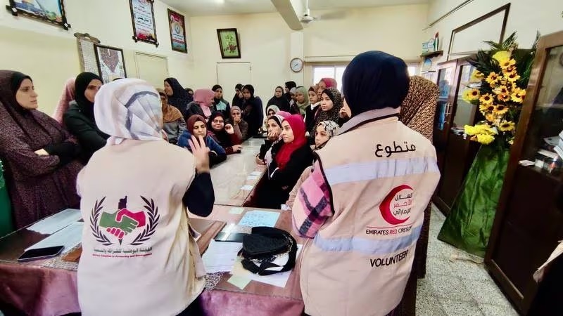 UAE Aided Over 13,000 Palestinians Displaced in Gaza!