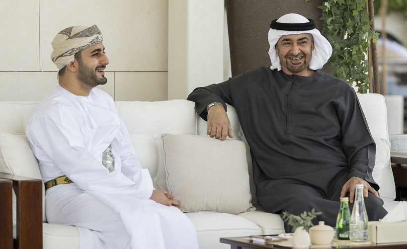 UAE President - Oman Minister meeting