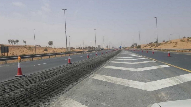 Notice of maintenance work on Abu Bakr Al Siddique Street