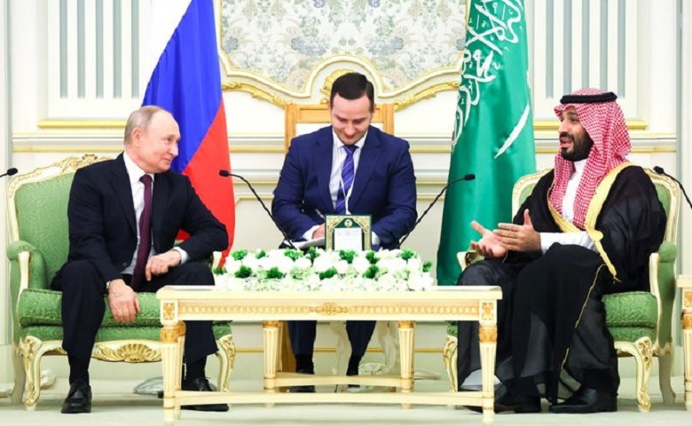 Russian President-Saudi Prince meet in Riyadh