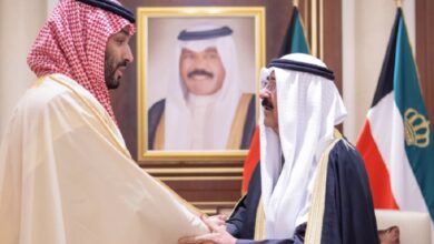 A Saudi prince visited Kuwait to mourn the death of the Amir