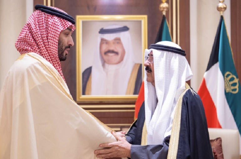 A Saudi prince visited Kuwait to mourn the death of the Amir