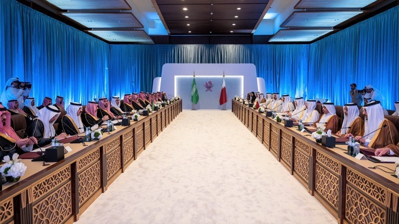A joint Qatar-Saudi Coordination Council meeting was held today