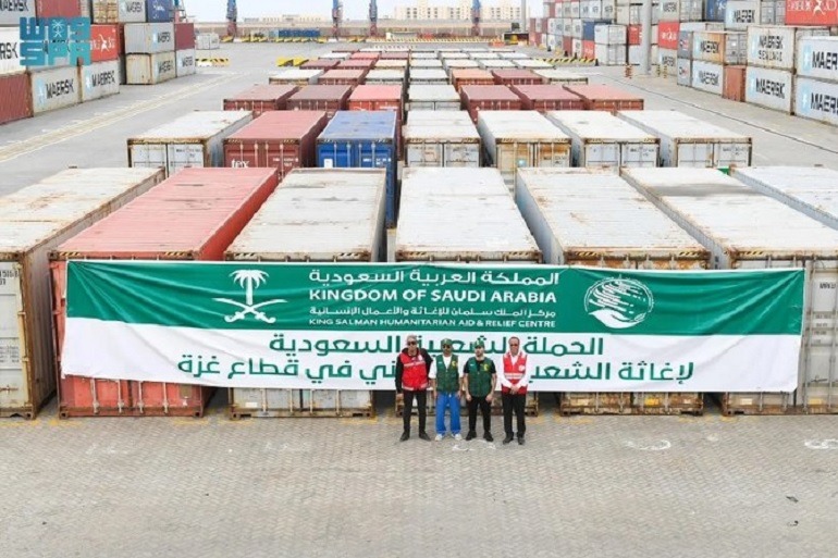 6th Saudi aid ship sails to aid Palestinians in Gaza