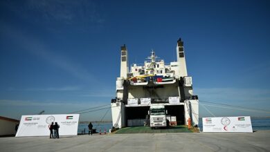 UAE sent hundreds of tons of food to Gaza!