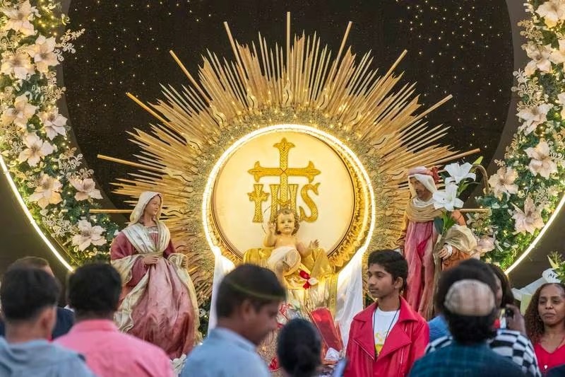 Christians across the Emirates went to churches to celebrate Christmas Day