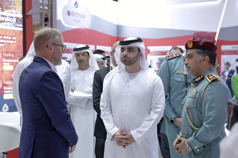 Mansoor bin Mohammed inaugurated the Intersec 2024 exhibition