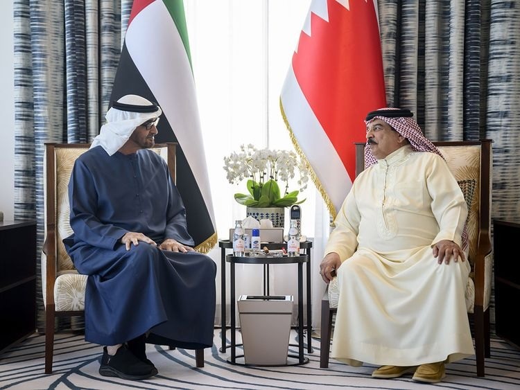 UAE President - King of Bahrain meeting