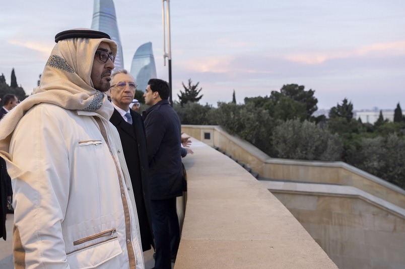 UAE President visits National Leader's Tomb, Martyrs' Path in Baku
