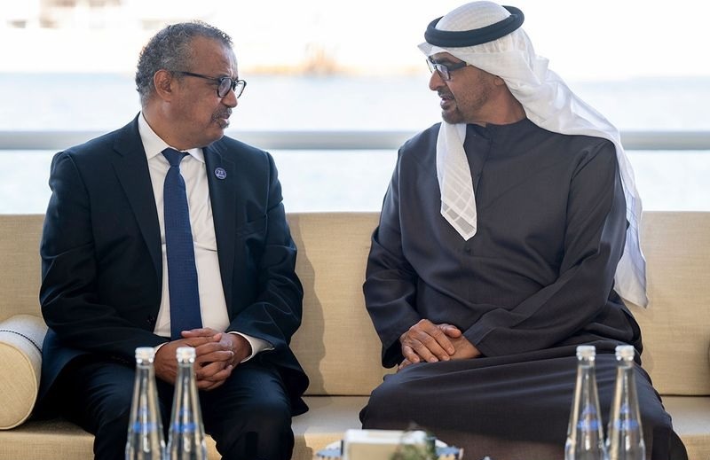 UAE President and WHO President meet