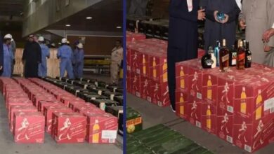Liquor bottles worth one million Kuwaiti dinars seized